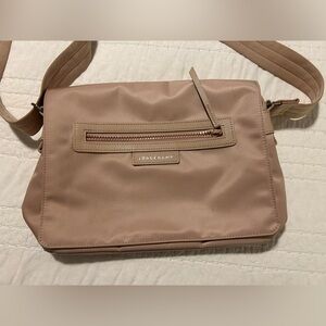 Longchamp Tan Shoulder/Messenger/Crossbody Bag